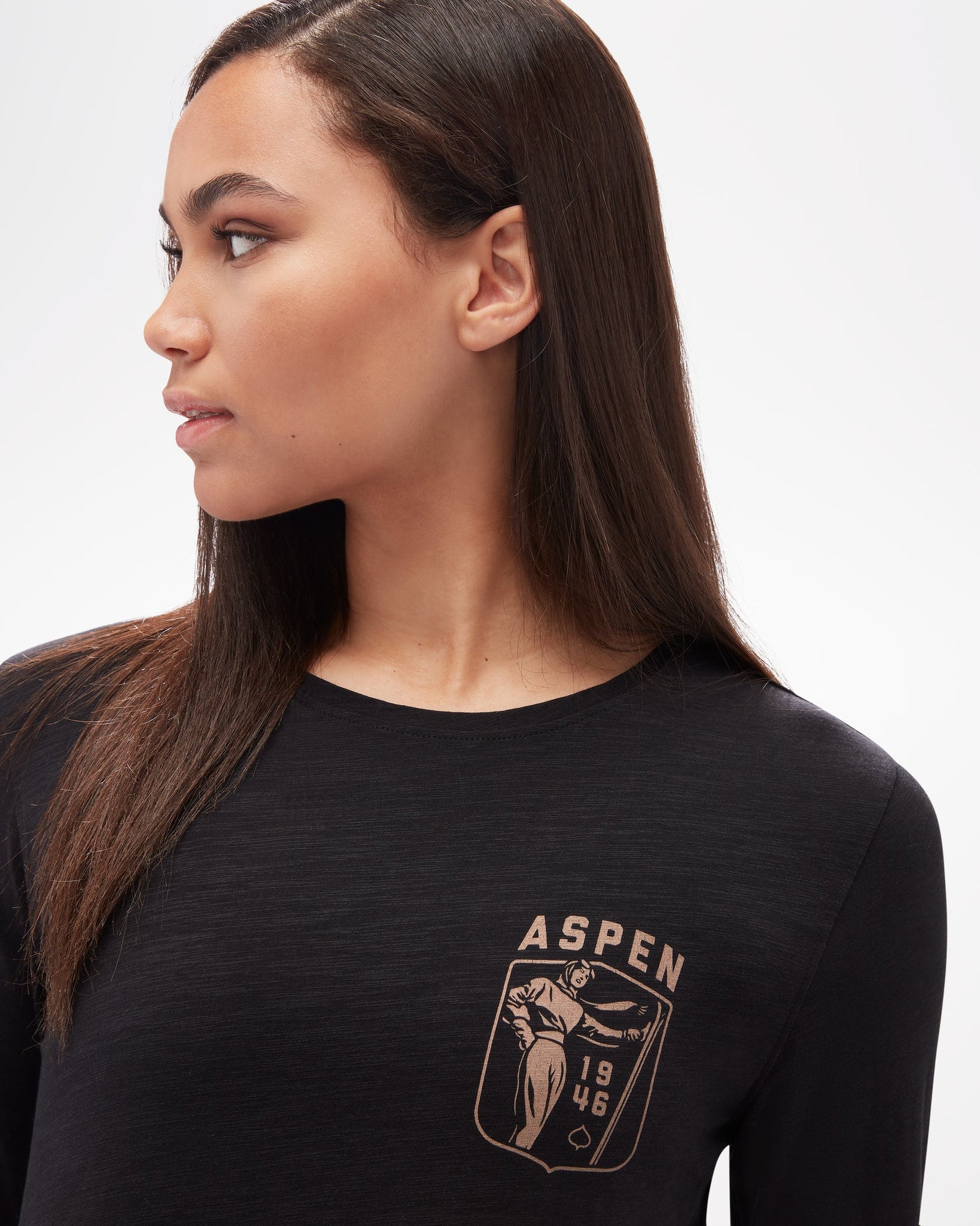 Camiseta térmica de mujer Aspen Print