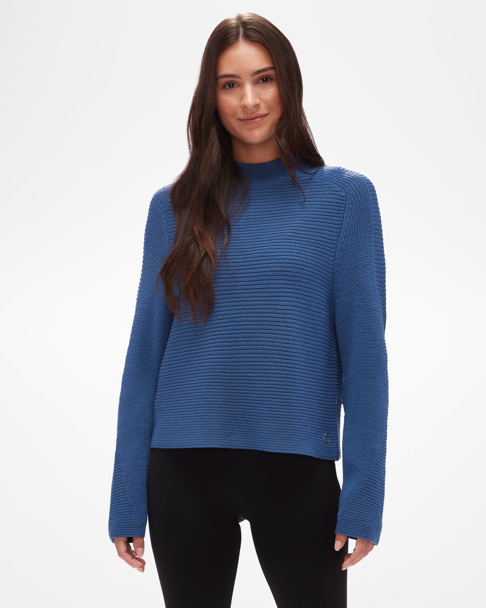 Ruth Sweater Women's Dusk Blue Color Front Photo