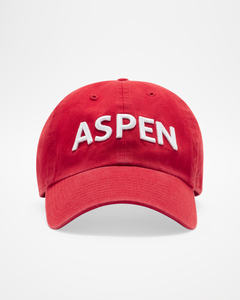 Aspen Clean Up Hat Red