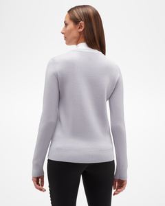 Women's Signature Aspen Sweater Grey Back