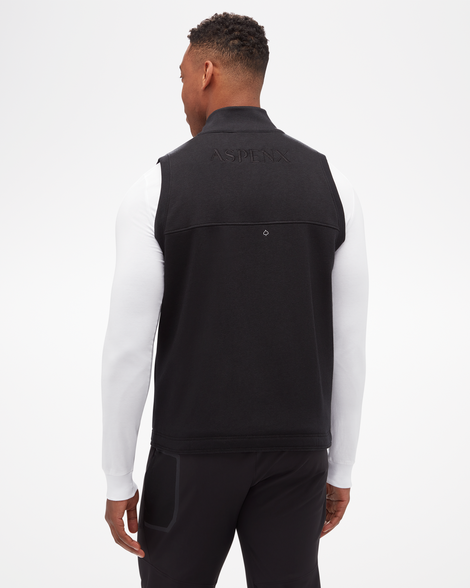 Men's ASPENX Heavyweight Fleece Vest Back