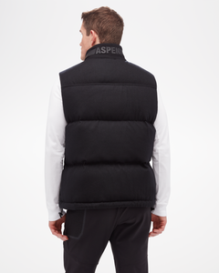 ASPENX Men's Wool Vest Black Back
