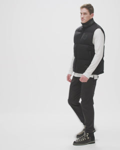 ASPENX Men's Wool Vest Black Video