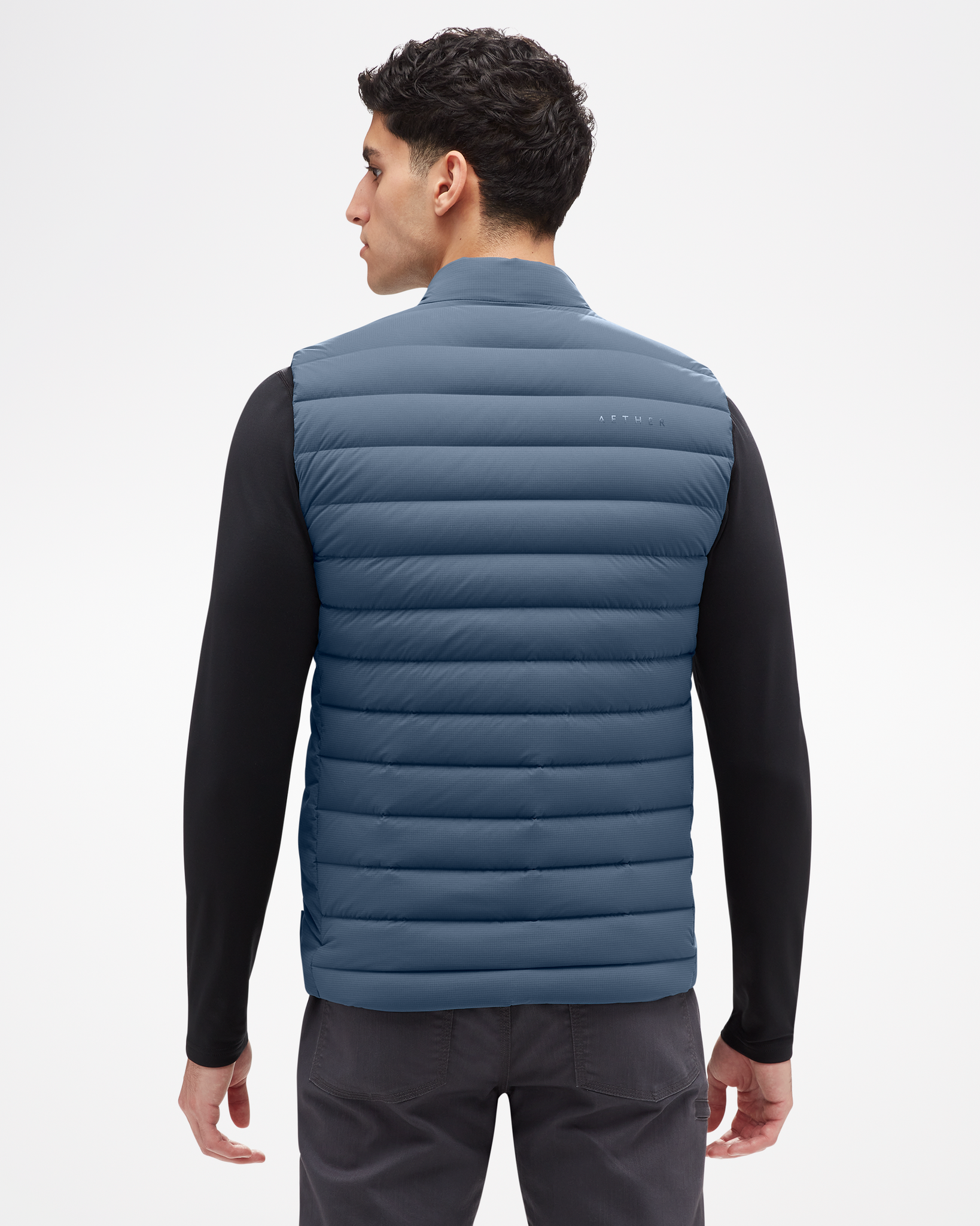 ASPENX Aether Launch Men's Vest Aspen Blue Back